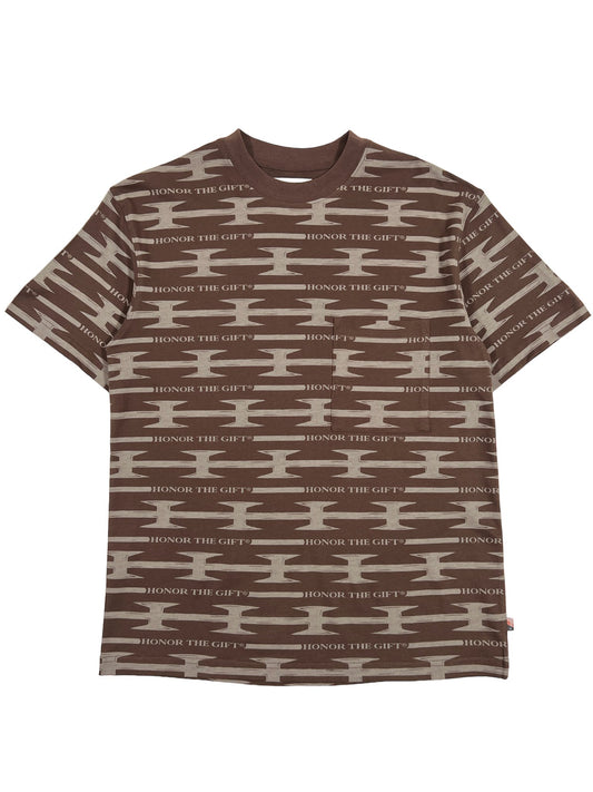 Probus HONOR THE GIFT H WIRE KNIT TEE BROWN HONOR THE GIFT H WIRE KNIT TEE BROWN S