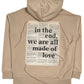 Probus INIMIGO LETTER OVERSIZED HOODIE WINTER DESERT INIMIGO LETTER OVERSIZED HOODIE WINTER DESERT BEIGE - BACK VIEW