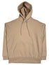 Probus INIMIGO LETTER OVERSIZED HOODIE WINTER DESERT INIMIGO LETTER OVERSIZED HOODIE WINTER DESERT BEIGE - FRONT VIEW