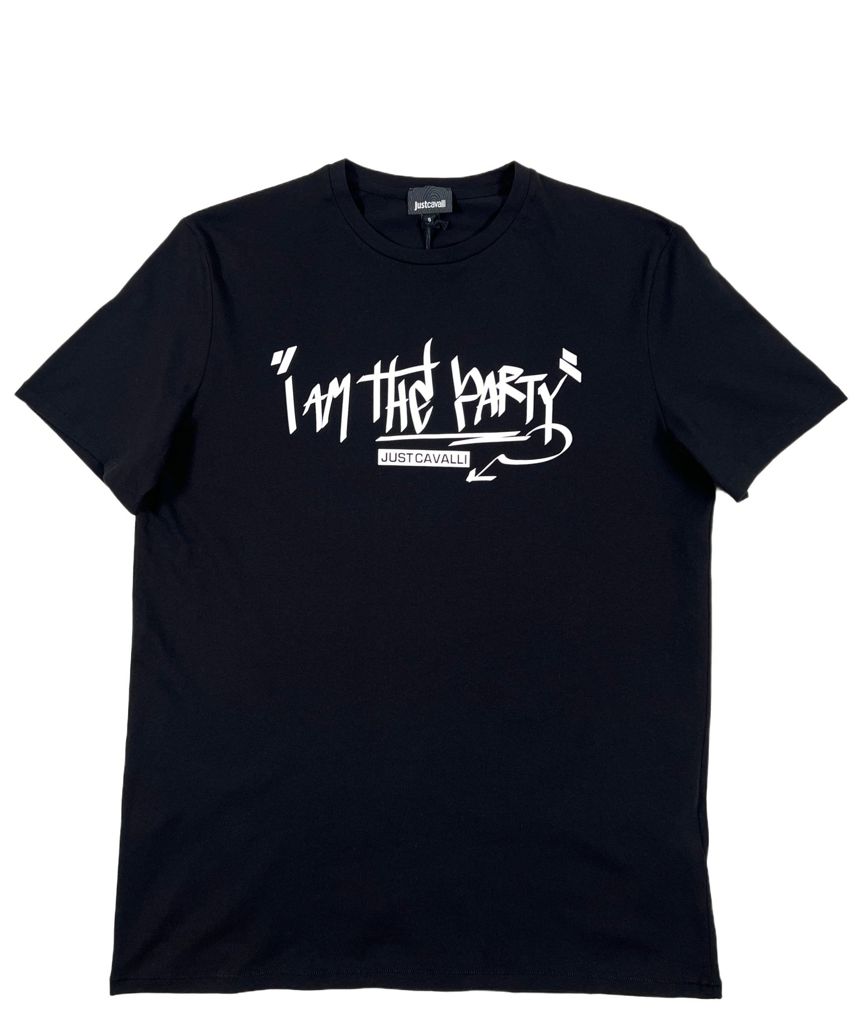 JUST CAVALLI S01GC0695 T-SHIRT BLACK