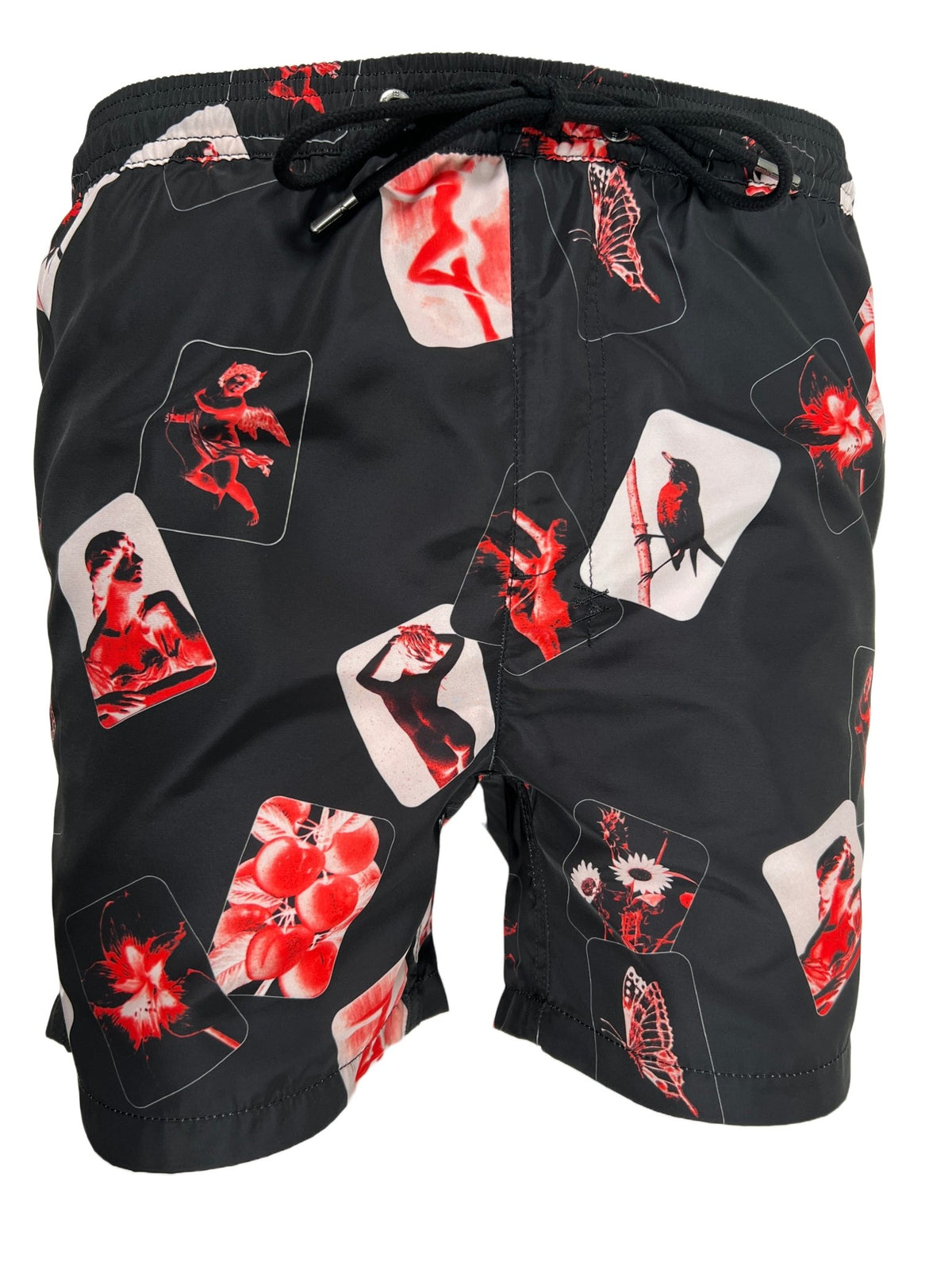 A KSUBI ICONS BOARDSHORT BLACK.