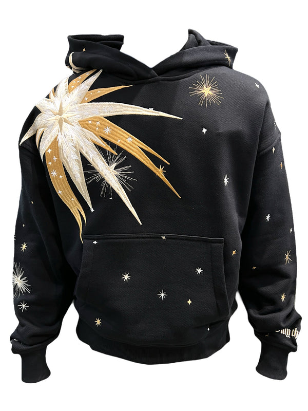 Probus ONLY THE BLIND OTB-H1297 SHOOTING STAR HOODIE BLK/ ONLY THE BLIND OTB-H1297 SHOOTING STAR HOODIE BLK/ BLACK