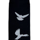 A pair of black 3.PARADIS FREEDOM DOVES socks.