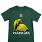 The Pleasures Your Time T-shirt Green by PLEASURES features a playful graphic of two yellow tortoises mating, with "take your time" above and "PLEASURES" below—a bold pick for those with unapologetic style.