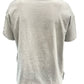 The back of a PURPLE BRAND P101-JFHG224 TEXTURED INSIDE OUT TEE HEATHER on a white background.