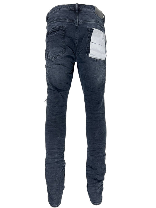 A pair of PURPLE BRAND men's jeans with a pocket on the back.