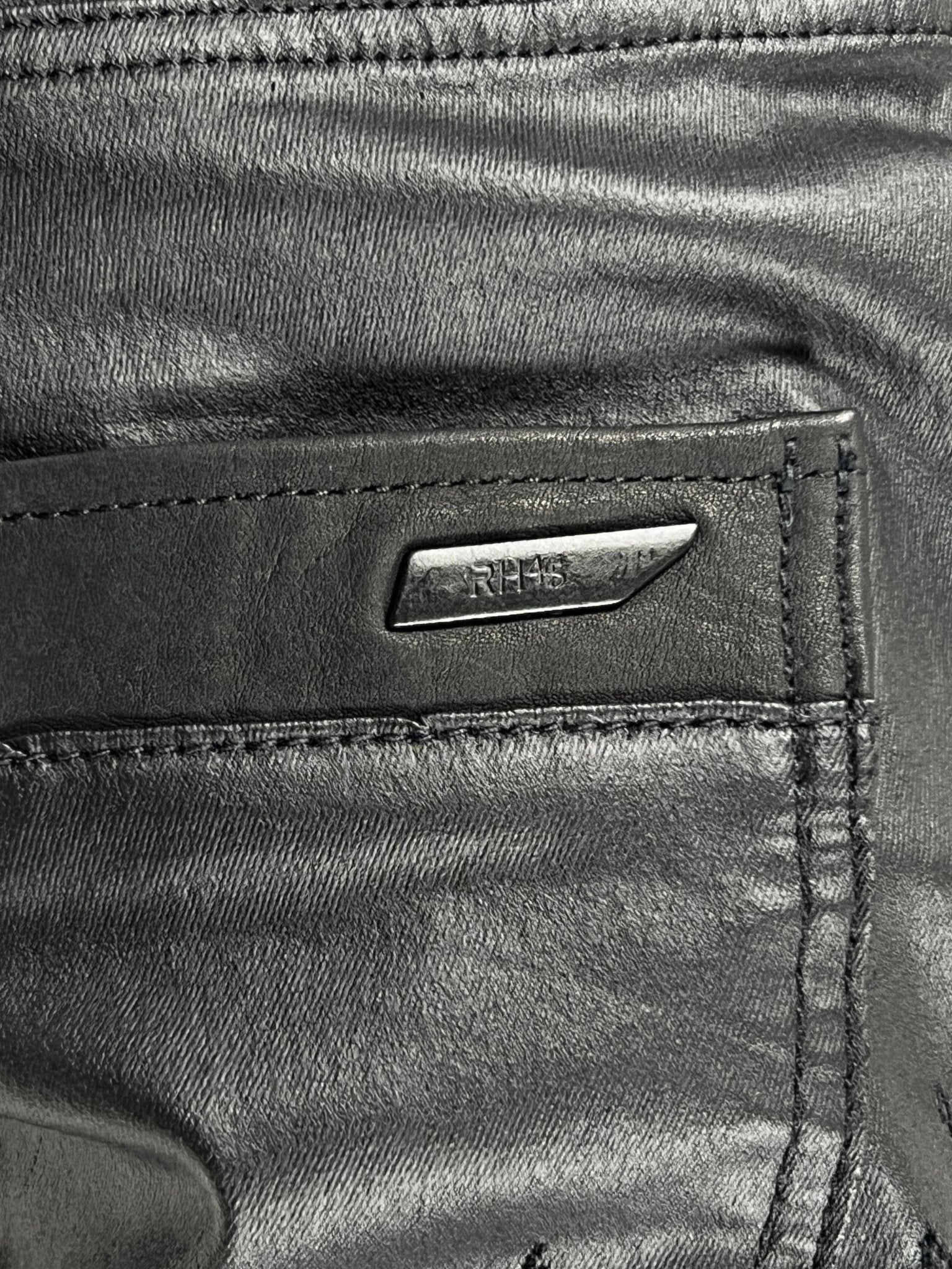 Probus RH45 OD04 Y LUPINE DENIM SKINNY WAX COATED BLACK 32