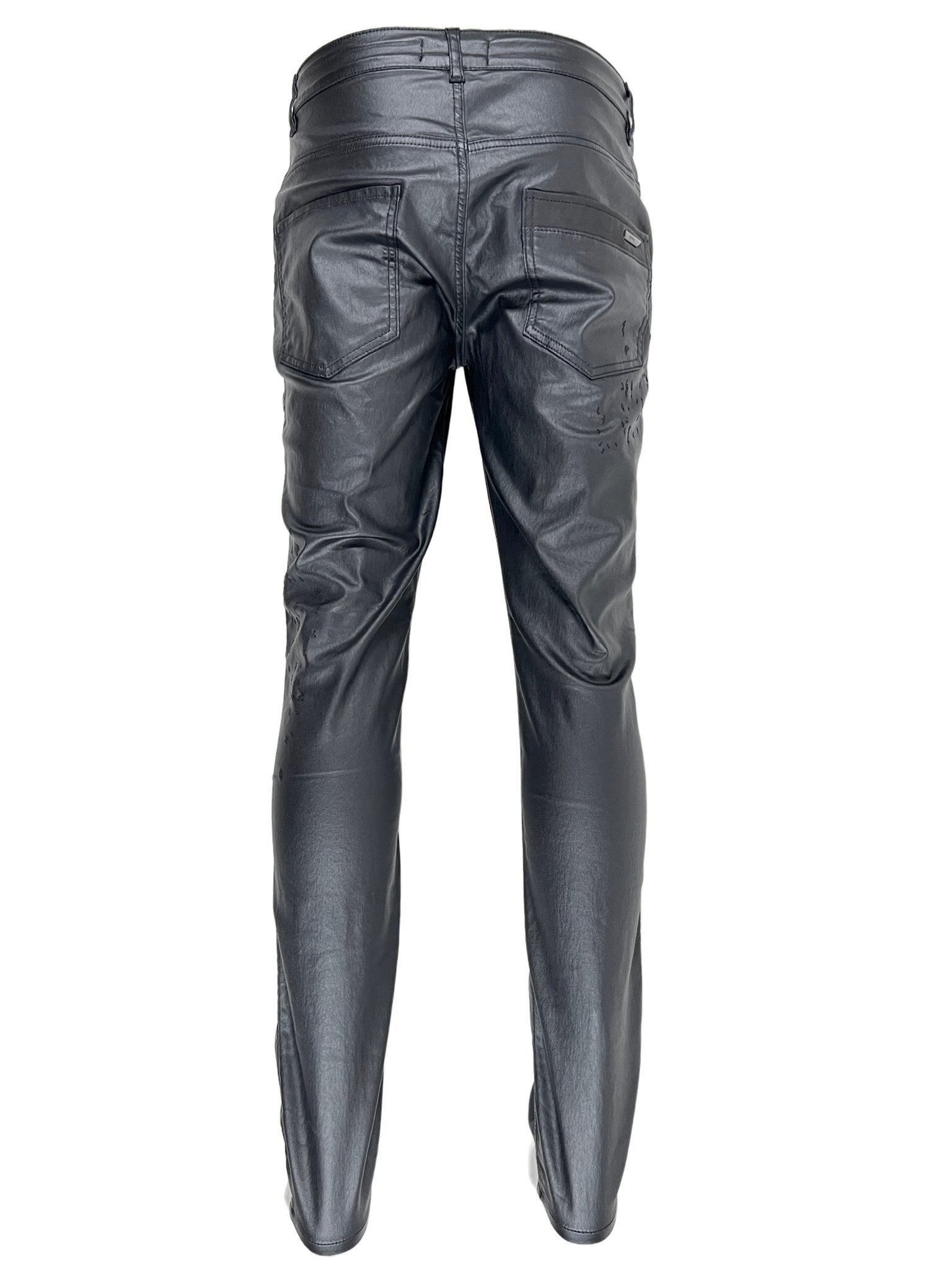 RH45 OD04 Y LUPINE DENIM SKINNY WAX COATED BLACK - Probus