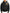 A man wearing a RHUDE AWAKENING HOODIE VTG BLACK with a yellow logo on it.
