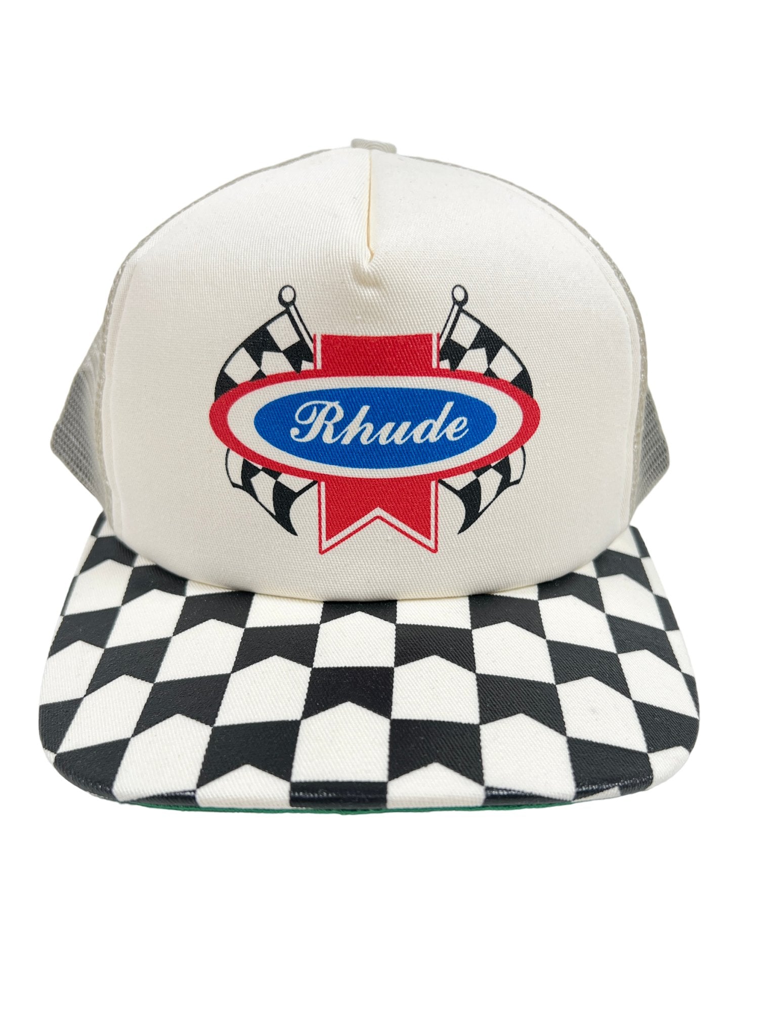 RHUDE CHEVRON RALLY TRUCKER HAT OFF WHITE Probus
