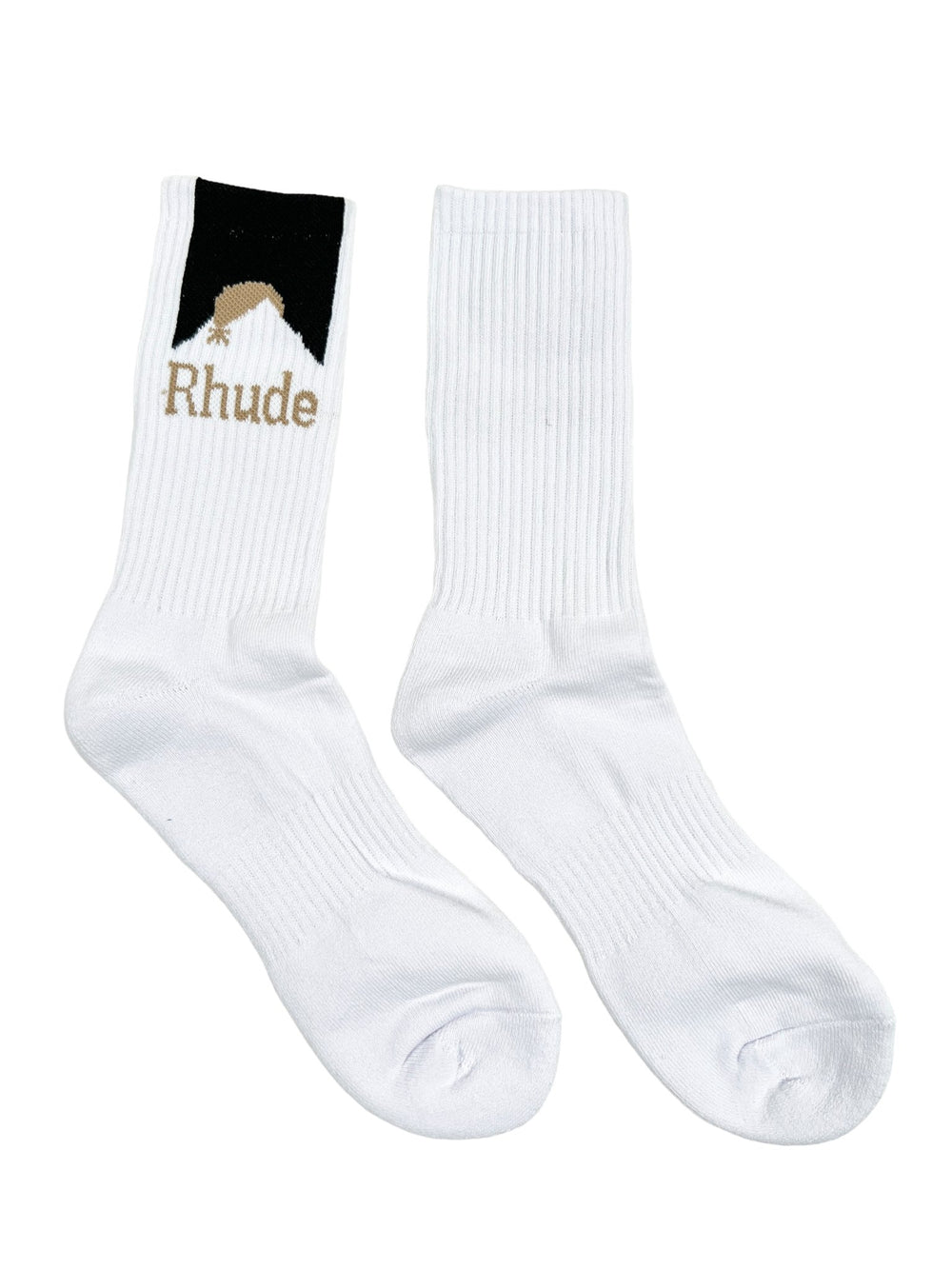 Probus RHUDE MOONLIGHT SOCK WHITE/BLACK RHUDE MOONLIGHT SOCK WHITE/BLACK YELLOW