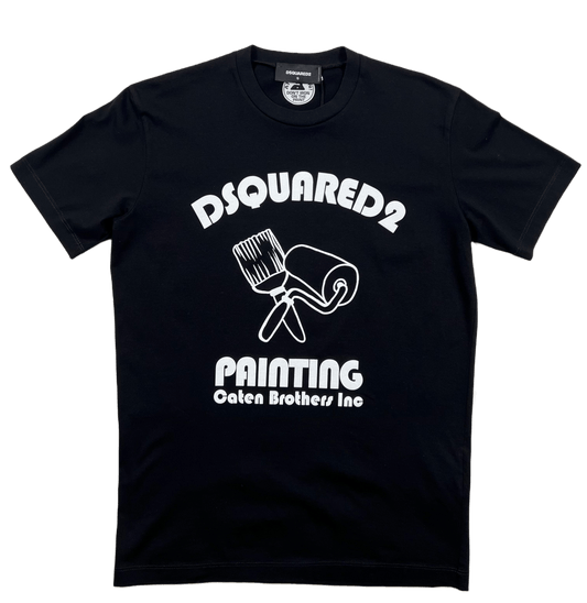 Probus DSQUARED2 S74GD1036 D2 PAINTING COOL TEE BLACK S