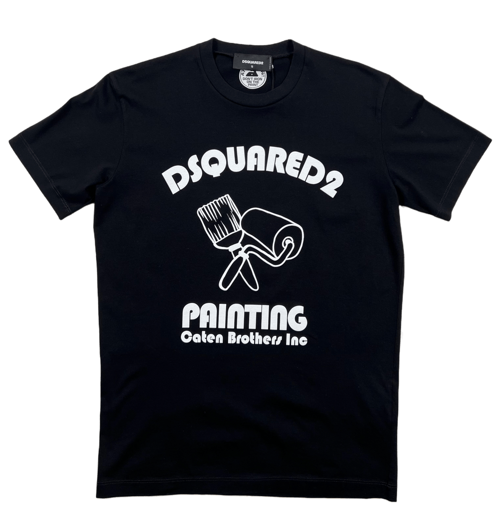 Probus DSQUARED2 S74GD1036 D2 PAINTING COOL TEE BLACK S