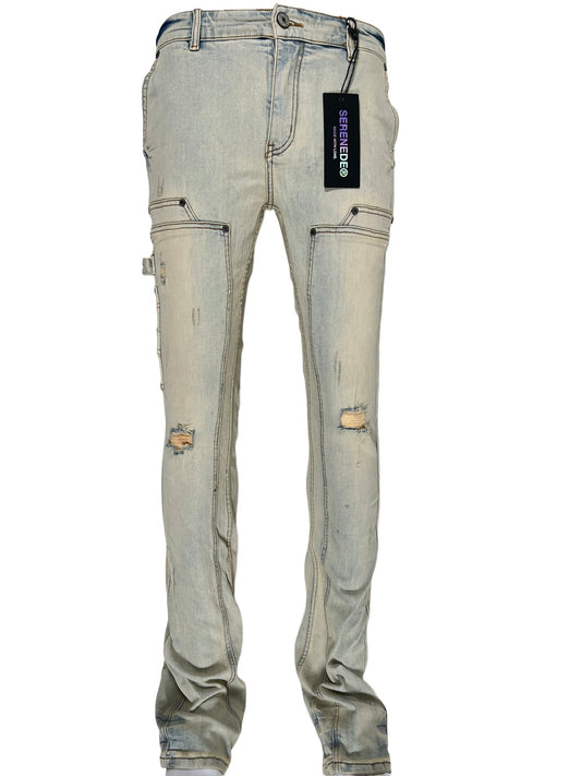 Probus SERENEDE CLOUD STACKED JEANS EARTH 28
