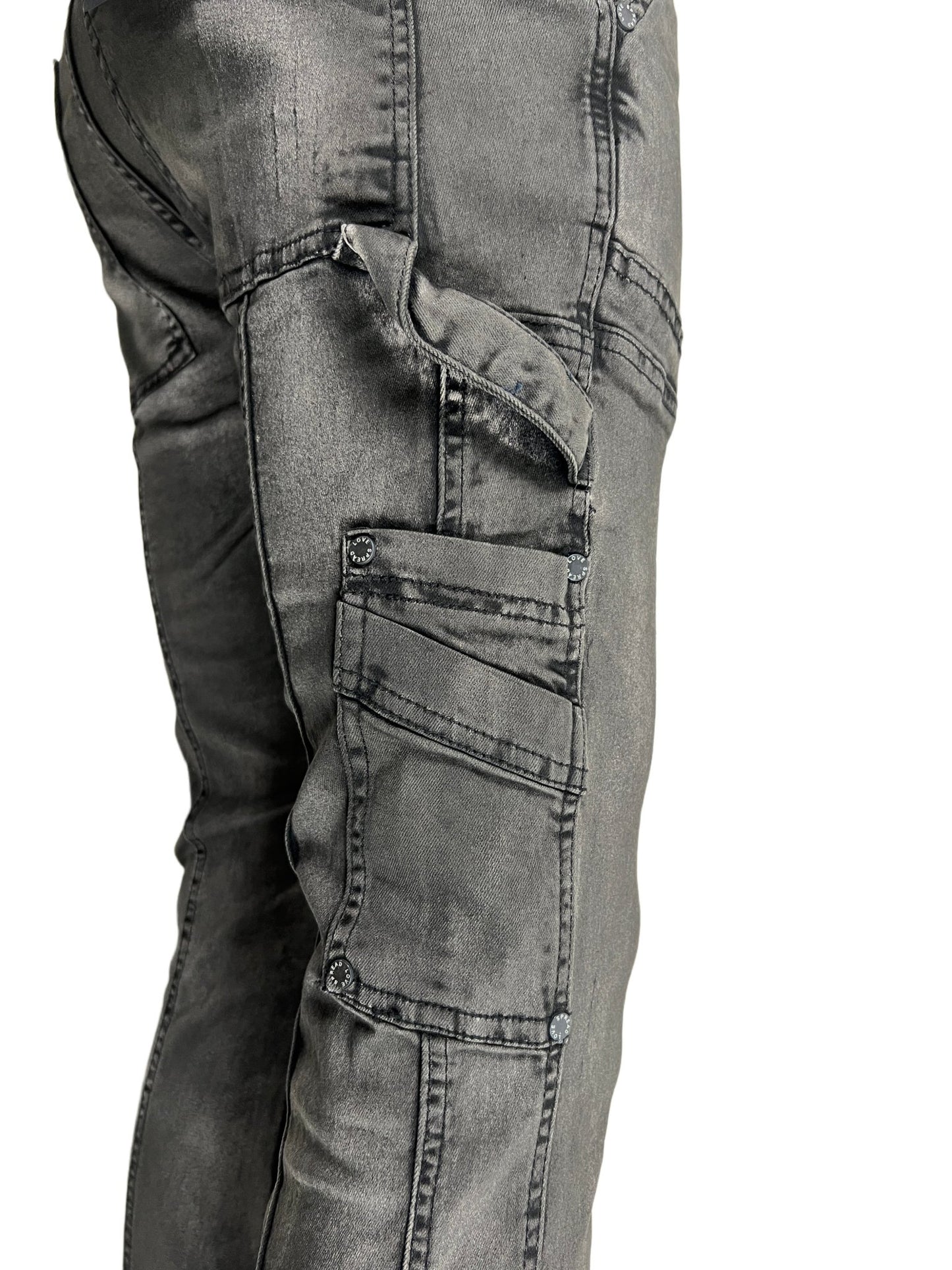 Probus SERENEDE RAIN STACKED JEANS GREY 28