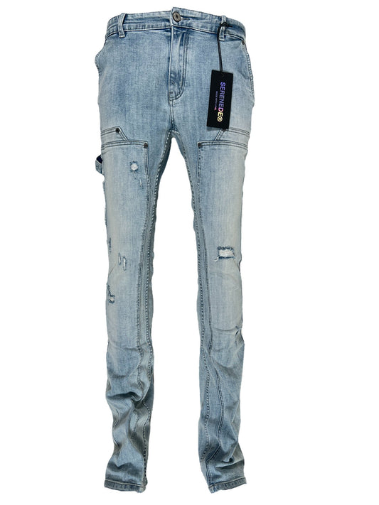 Probus SERENEDE SKY STACKED JEANS BLUE/ SERENEDE SKY STACKED JEANS BLUE/ BLUE