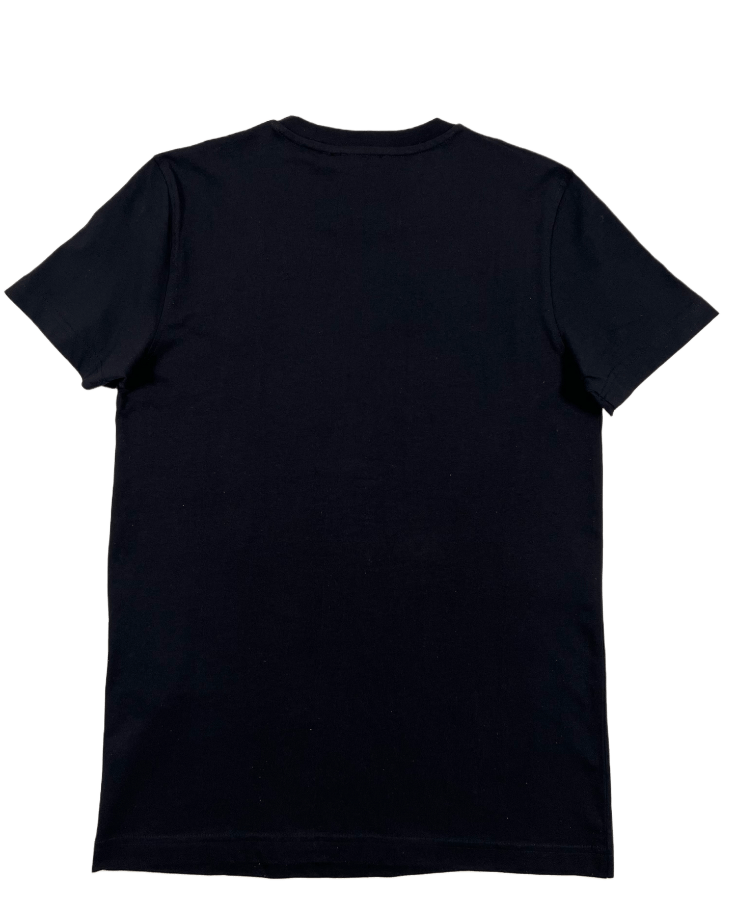 The back view of a black DIESEL T-DIEGOR-E10 T-SHIRT.