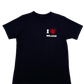 A black embroidered FAMILY FIRST TF2213 t-shirt with the words "FAMILY FIRST" on it.