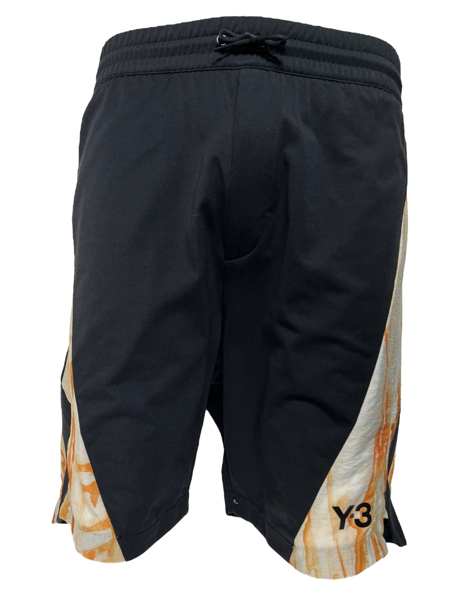 Y-3 IR6254 RUST DYE SHORTS BLACK