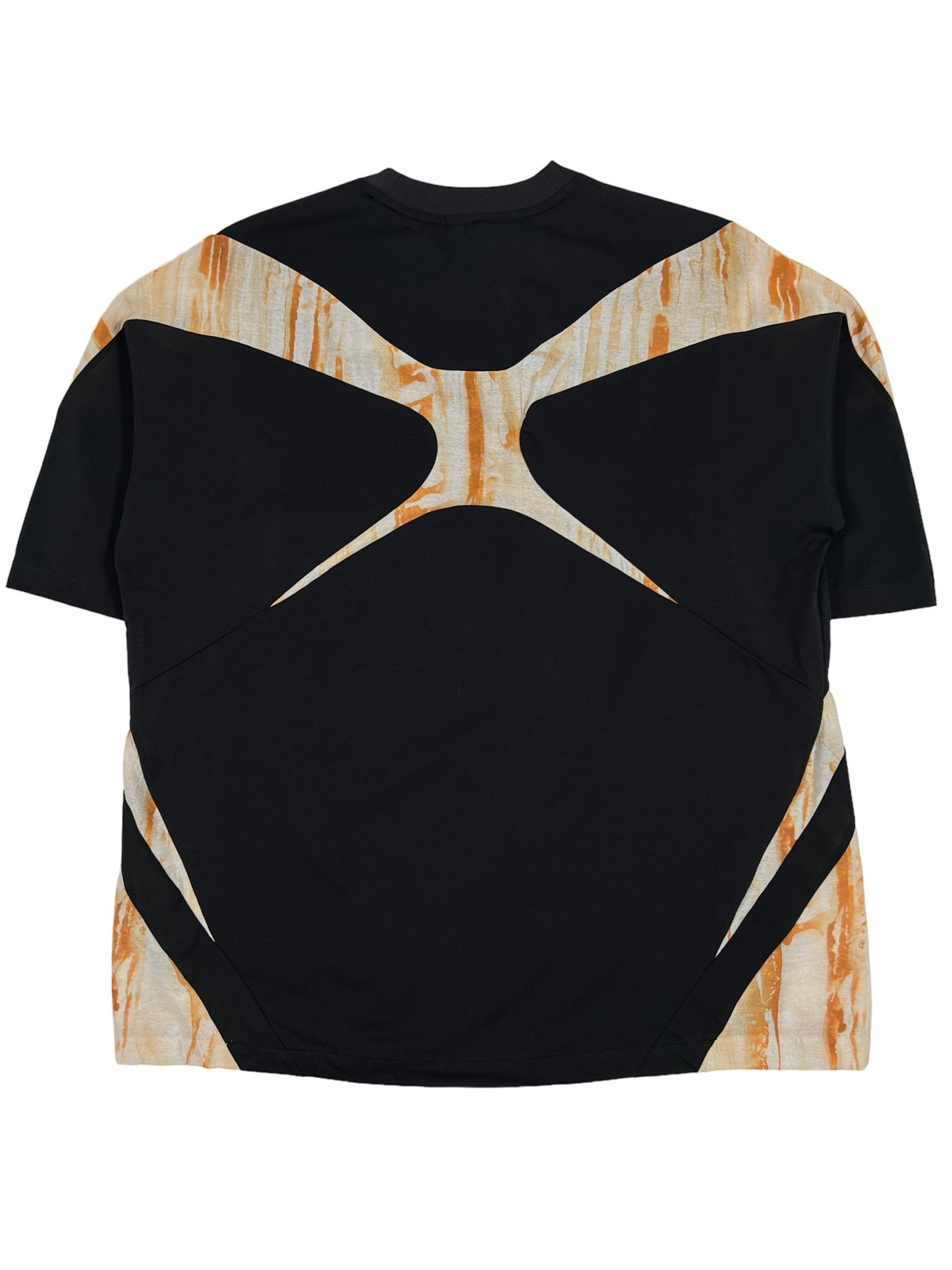 Y-3 IR6255 RUST DYE SS TEE BLACK