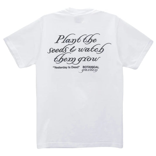 Probus YESTERDAY IS DEAD SUCCULENT TEE WHITE YESTERDAY IS DEAD SUCCULENT TEE WHITE WHITE